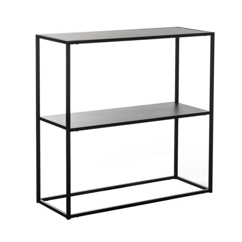 Modern Display Metal Console Table with Open Shelf, for Dining, Entryway and Hallway - Image 2