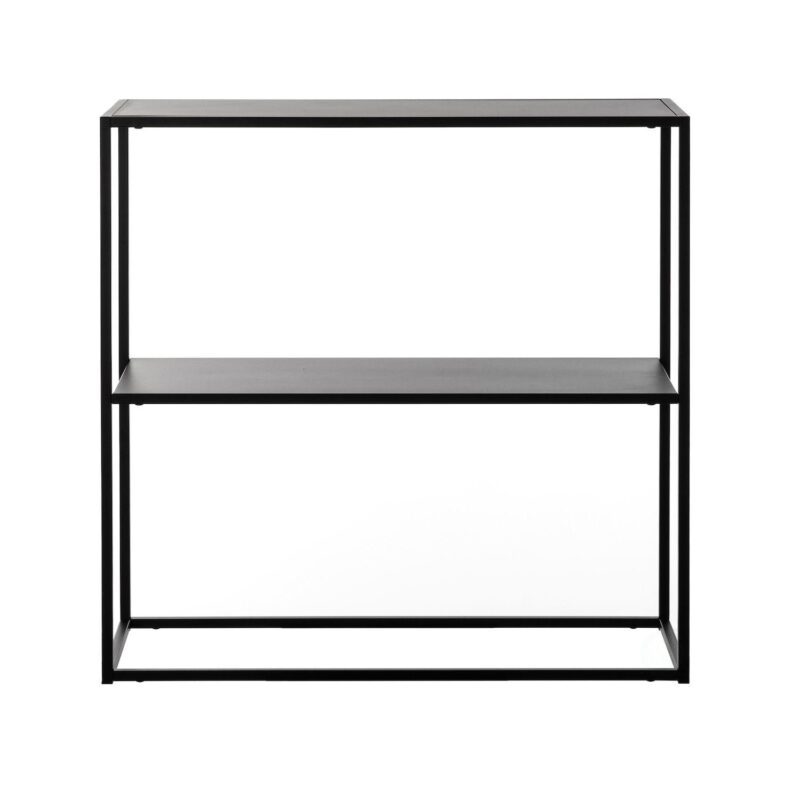 Modern Display Metal Console Table with Open Shelf, for Dining, Entryway and Hallway