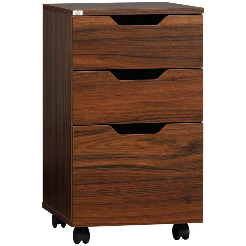 Modern Office Storage Cabinet, Under Desk Cabinet With 3 Drawers - Image 6