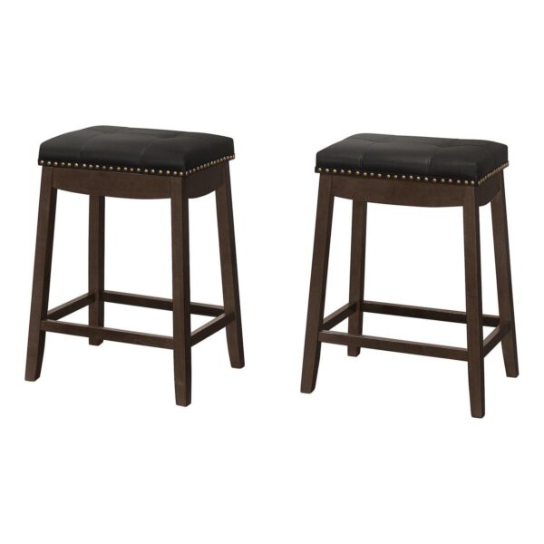 Monarch 2-pc. Tufted Barstool Set