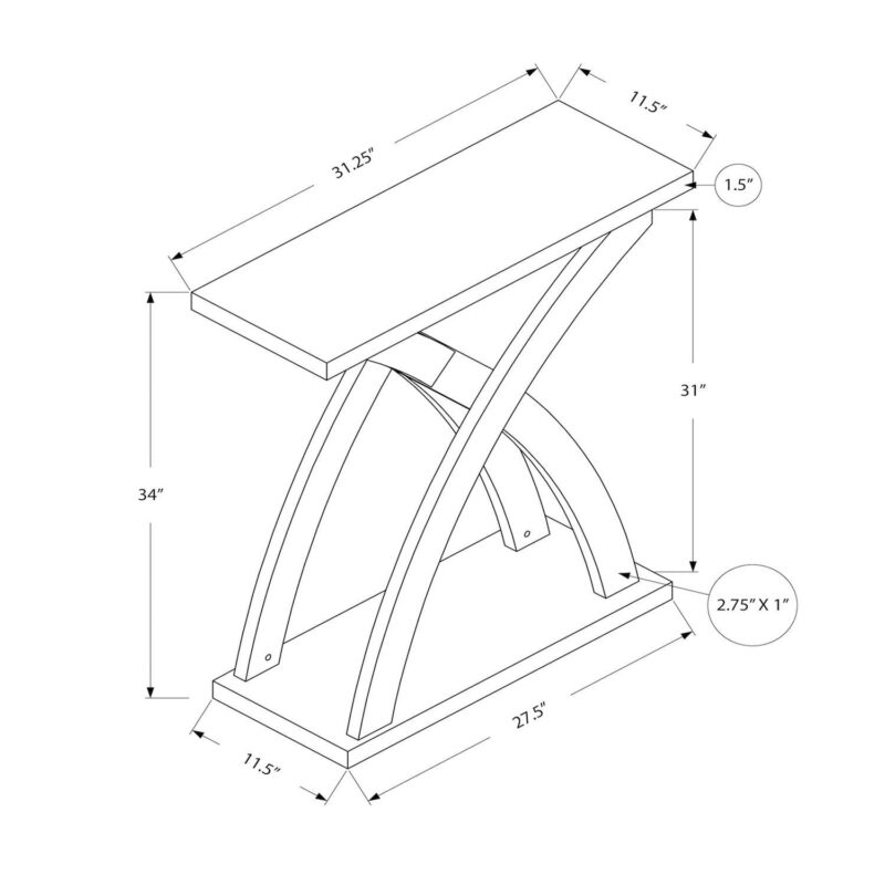 Monarch Arched Console Table - Image 4