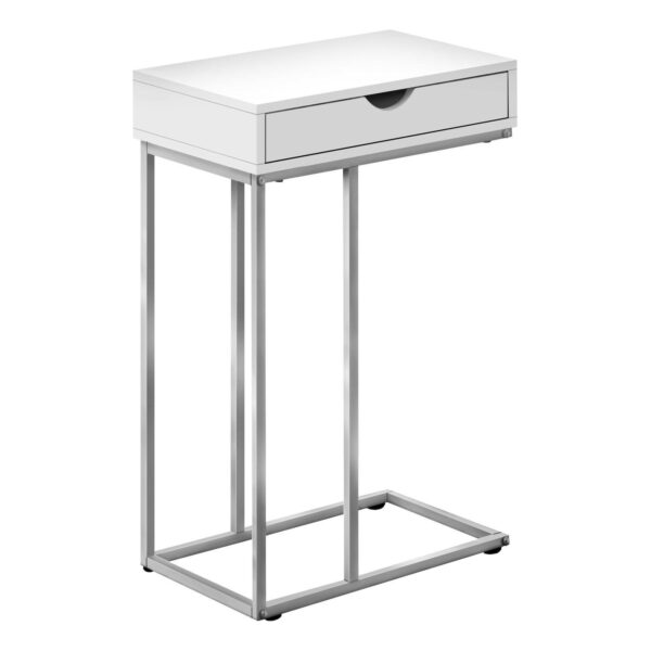 Monarch C-Shape 1-Drawer End Table