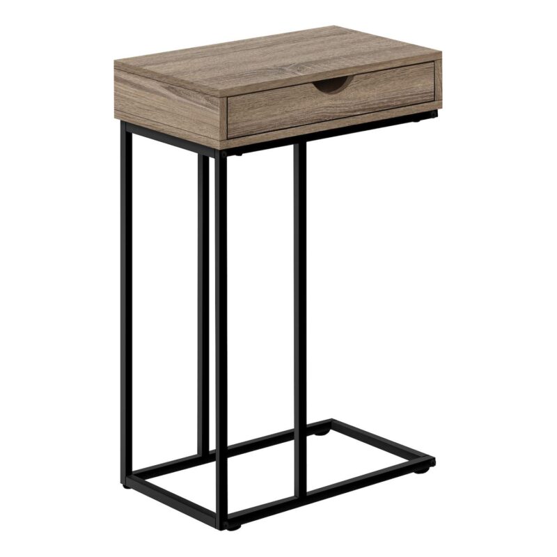 Monarch C-Shape 1-Drawer End Table - Image 5