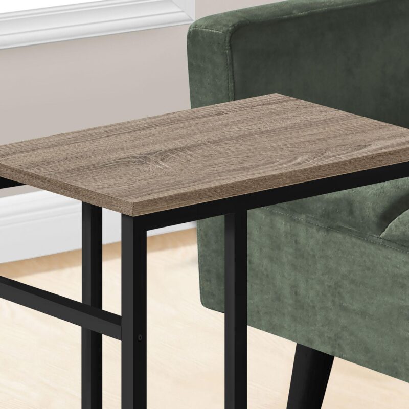 Monarch C-Shape Contemporary End Table - Image 3