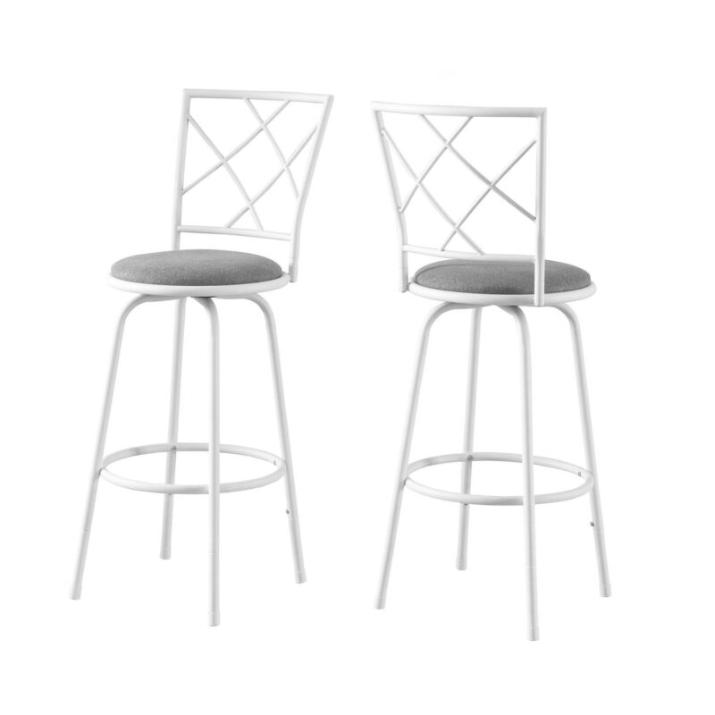 Monarch Contemporary Bar Stool 2-piece Set - Image 5