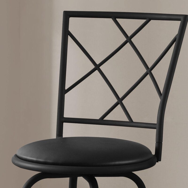 Monarch Contemporary Bar Stool 2-piece Set - Image 3
