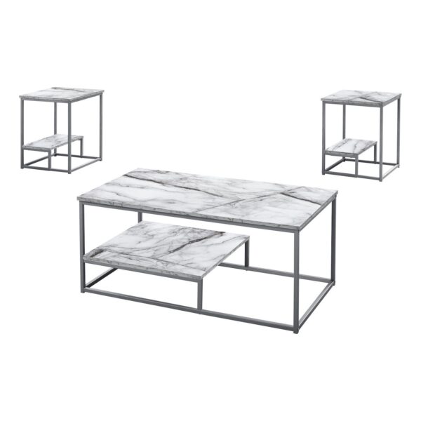 Monarch Contemporary Coffee and End Table 3-piece Set