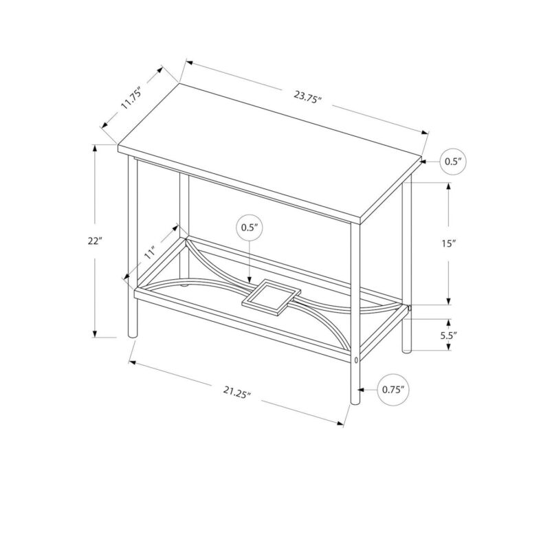 Monarch End Table - Image 4