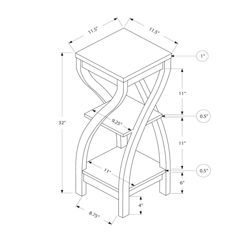 Monarch End Table - Image 8