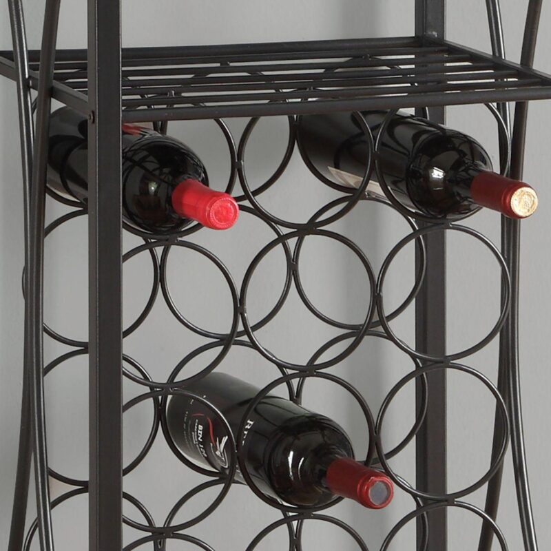 Monarch Home Bar Wine Rack Floor Decor - Image 3