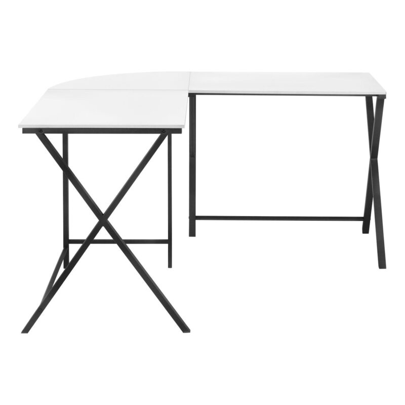 Monarch L-Shape Rounded Corner Computer Desk - Image 6