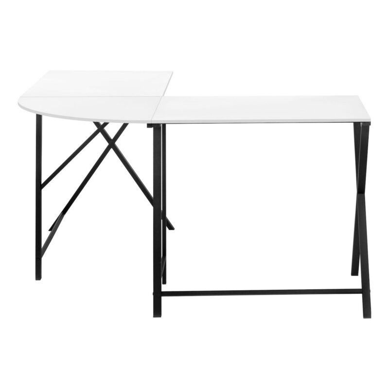 Monarch L-Shape Rounded Corner Computer Desk - Image 4