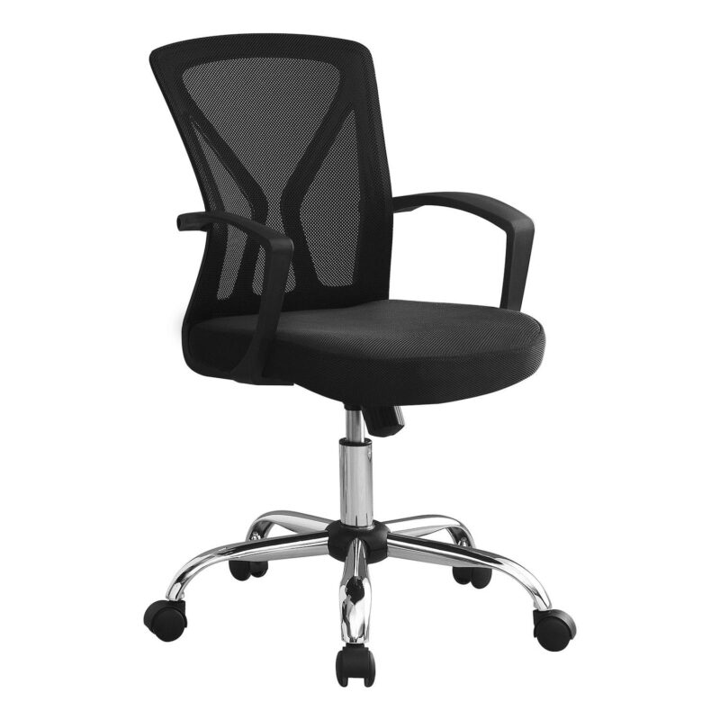 Monarch Mid-Back Adjustable Fixed Armrests Office Chair - Image 7
