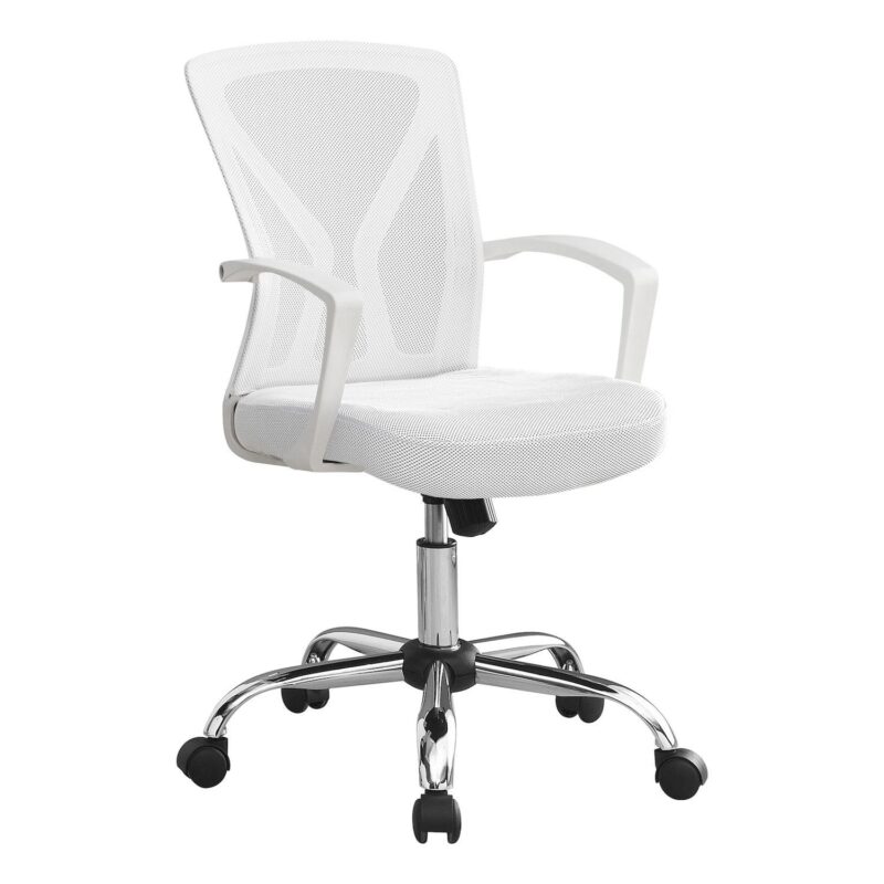 Monarch Mid-Back Adjustable Fixed Armrests Office Chair