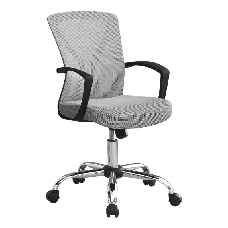 Monarch Mid-Back Adjustable Fixed Armrests Office Chair - Image 6