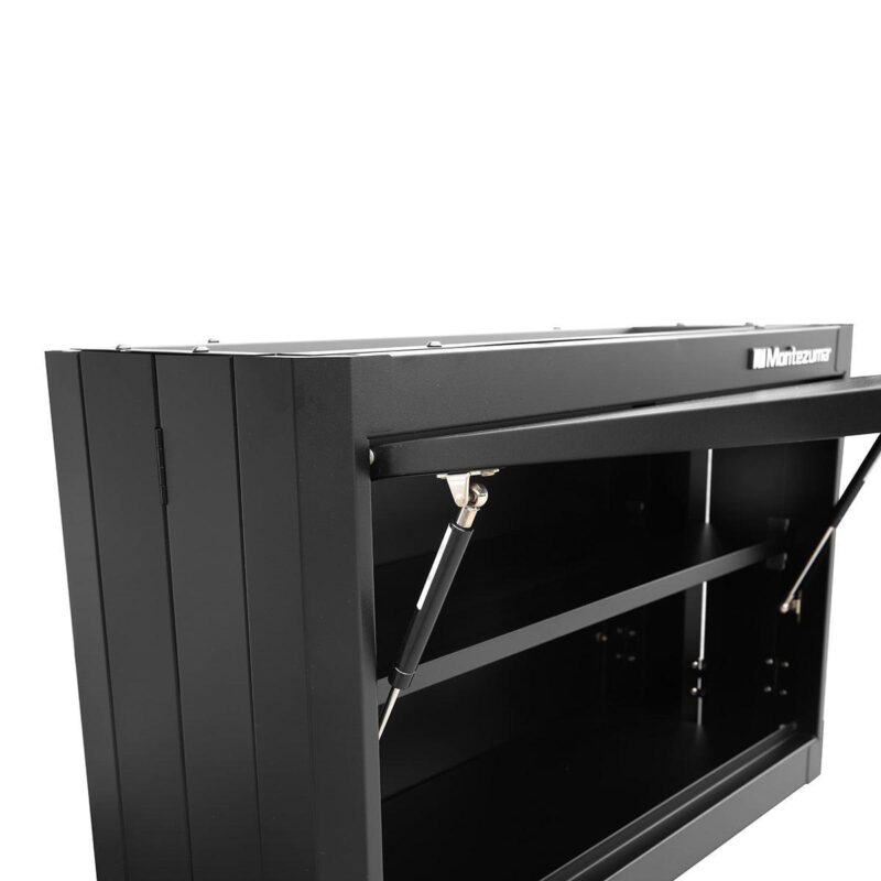 Montezuma Steel Garage Tool Storage System 30.5 x 12  Locking Single Door Wall Cabinet, Black - Image 4