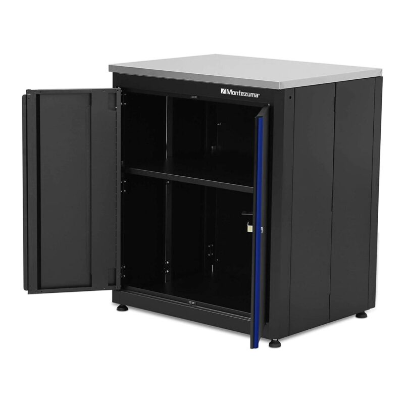 Montezuma Steel Garage Tool Storage System 30.5 x 24  Locking Workbench - Image 8
