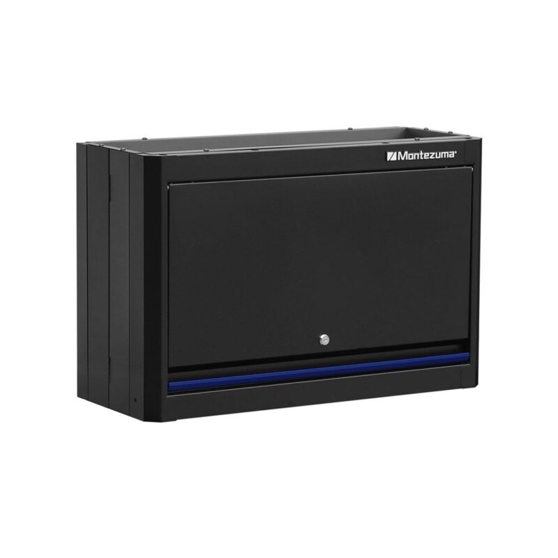 Montezuma Steel Garage Tool Storage System 30.5 x 12  Locking Single Door Wall Cabinet, Black - Image 5