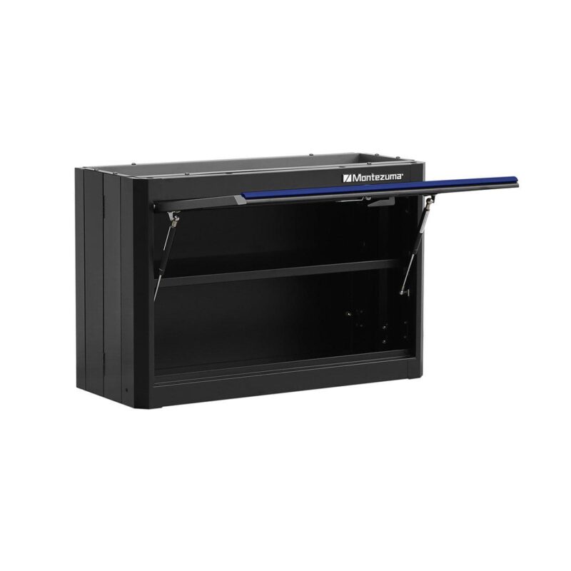 Montezuma Steel Garage Tool Storage System 30.5 x 12  Locking Single Door Wall Cabinet, Black - Image 8