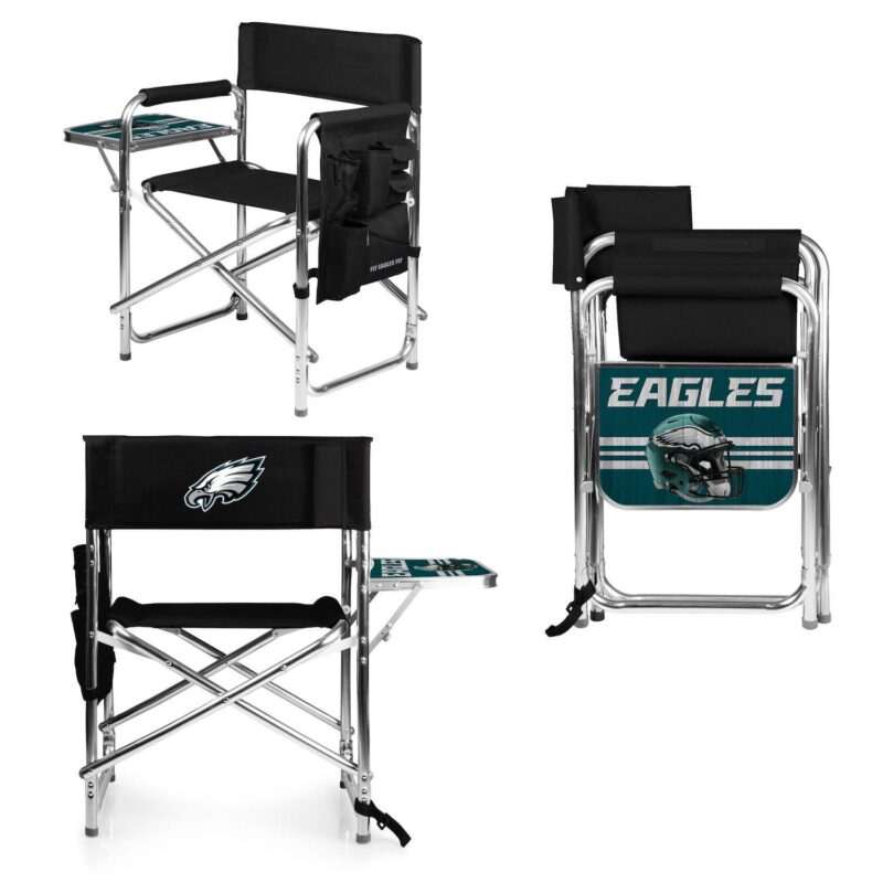 NFL Philadelphia Eagles Sports Chair with Side Table - Image 2