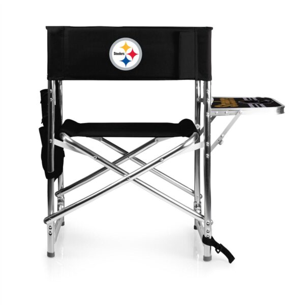 NFL Pittsburgh Steelers Sports Chair with Side Table