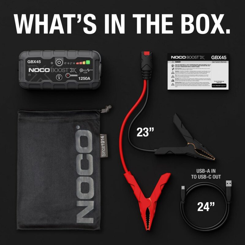 NOCO Boost X GBX45 1250A 12V UltraSafe Portable Lithium Jump Starter - Image 7