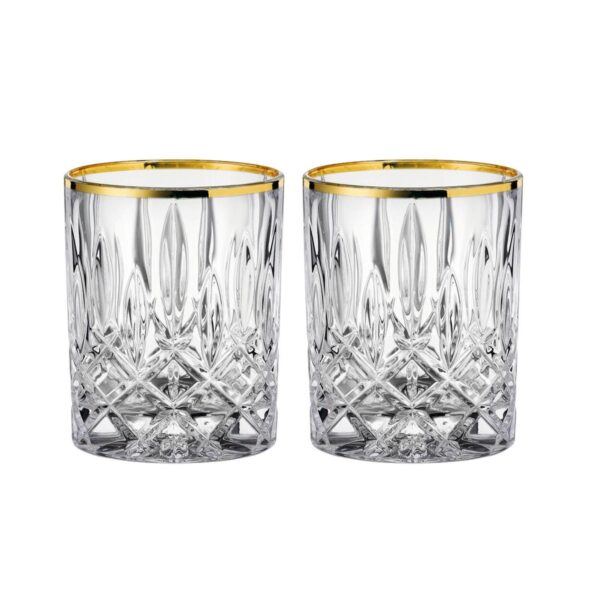 Nachtmann Noblesse Gold Whiskey Tumbler, Set Of 2