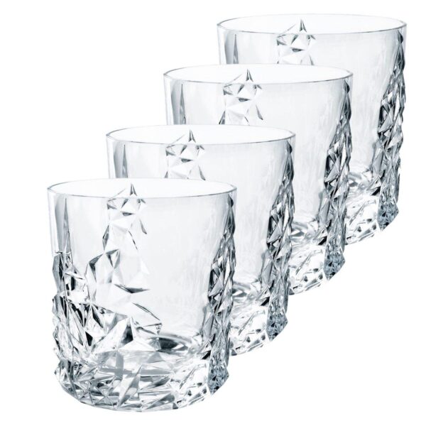 Nachtmann Sculpture Whiskey Tumbler, Set Of 4