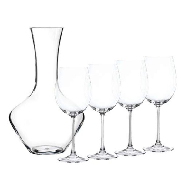 Nachtmann Vivendi Decanter And Wine Glasses 5 Piece Set