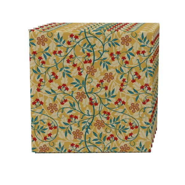 Napkin Set of 4, 100% Cotton, 20x20 , Floral 67