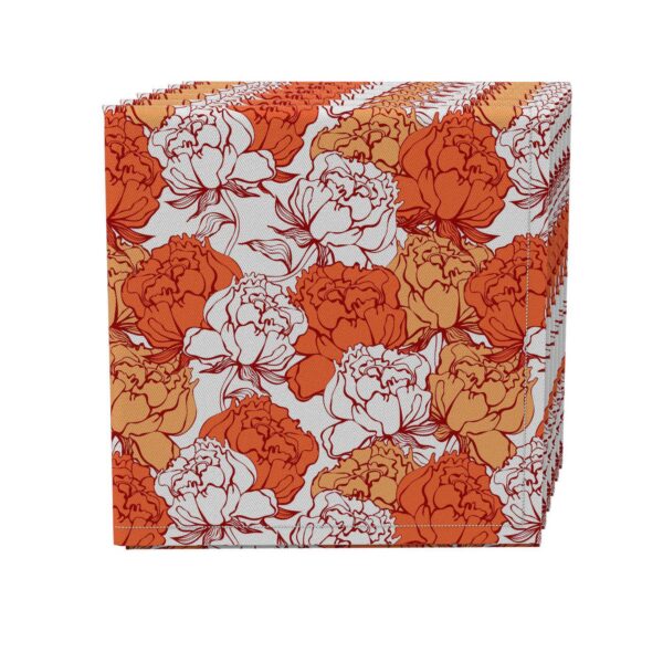 Napkin Set of 4, 100% Cotton, 20x20 , Floral 172