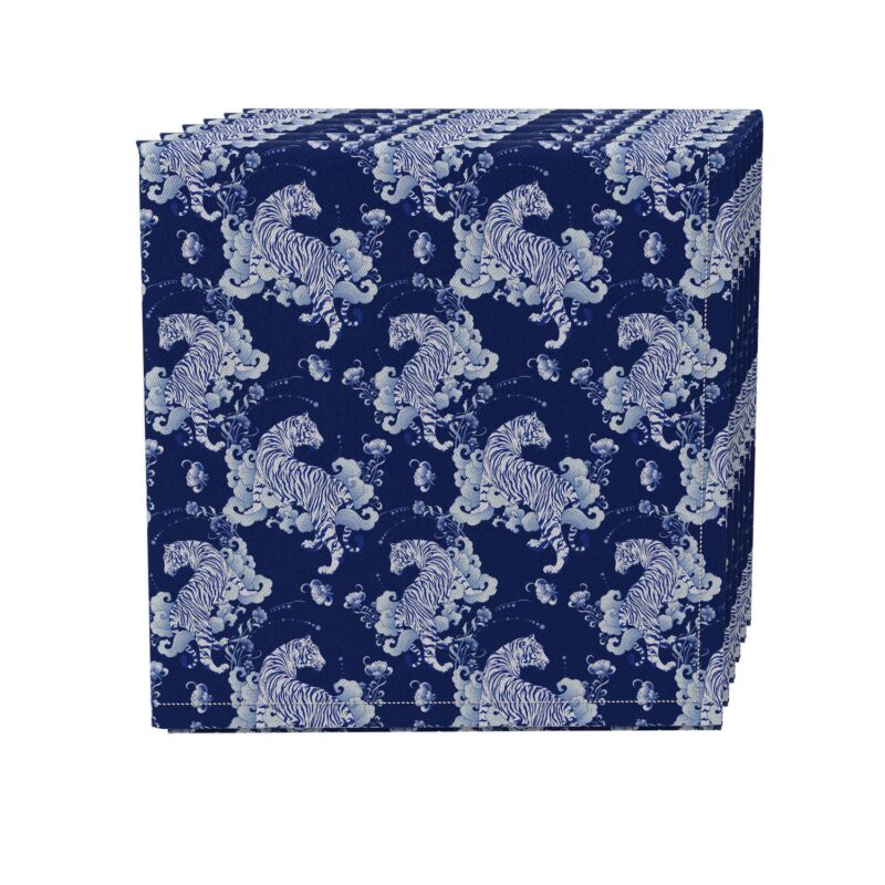 Napkin Set of 4, 100% Cotton, 20x20 , Floral 186