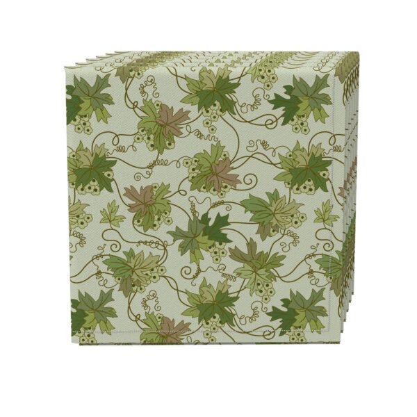 Napkin Set of 4, 100% Cotton, 20x20 , Floral 112