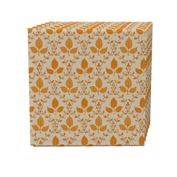 Napkin Set of 4, 100% Cotton, 20x20 , Classic Fall Pattern