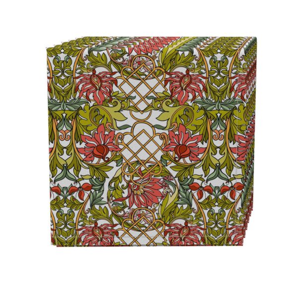 Napkin Set of 4, 100% Cotton, 20x20 , Floral 22