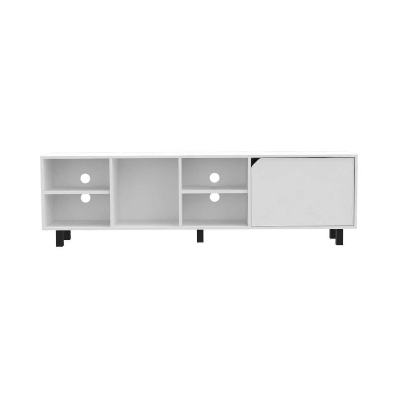 Native TV Stand for TVs up 70 , Four Open Shelves, Five Legs - Image 6