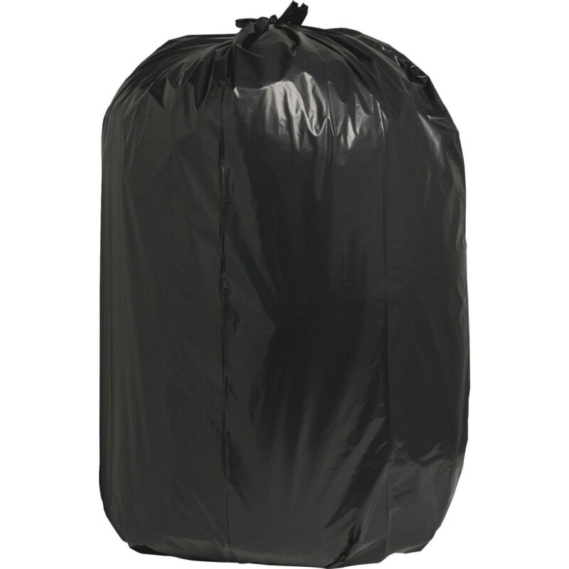 Nature Saver Trash Can Liners Rcycld 55-60 Gal 1.65mil 38 x58  100/BX BK 00994 - Image 3