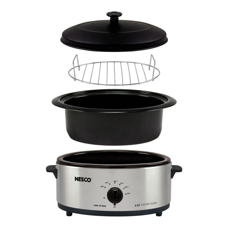 Nesco 6-qt. Stainless Steel Roaster - Image 3