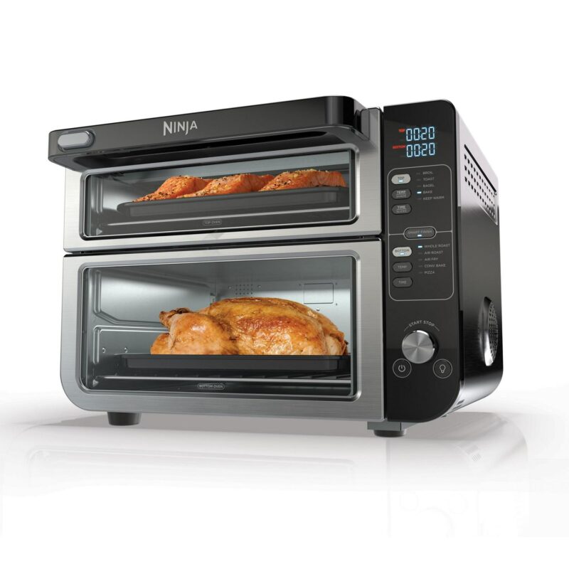 Ninja 10-in-1 Double Oven with FlexDoor, Rapid Top Oven, Convection and Air Fry Bottom Oven, Stainless Steel, DCT400 - Image 13