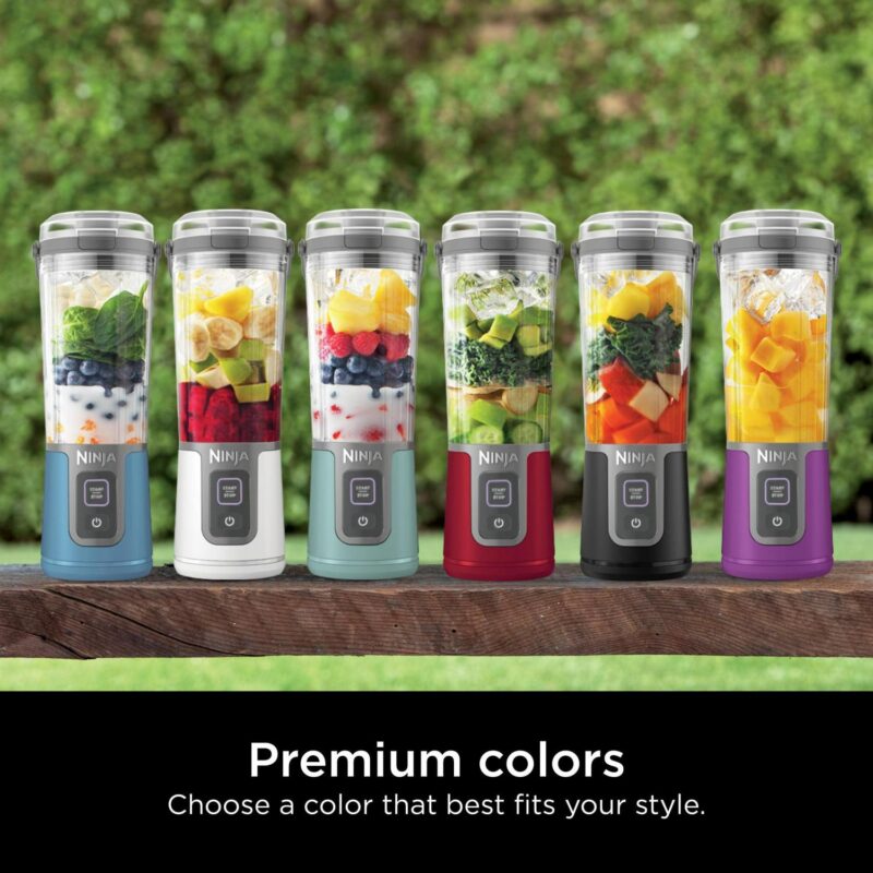Ninja Blast 16 oz. Personal Portable Blender with Leak Proof Lid and Easy Sip Spout, Perfect for Smoothies, White, BC100WH - Image 13