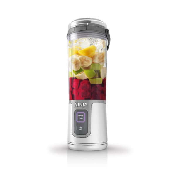 Ninja Blast 16 oz. Personal Portable Blender with Leak Proof Lid and Easy Sip Spout, Perfect for Smoothies, White, BC100WH