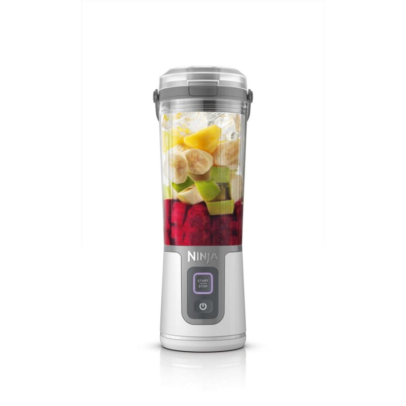Ninja Blast 16 oz. Personal Portable Blender with Leak Proof Lid and Easy Sip Spout, Perfect for Smoothies, White, BC100WH - Image 15