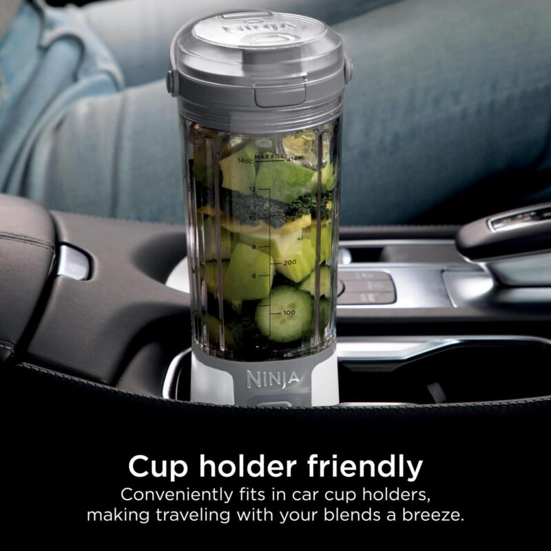 Ninja Blast 16 oz. Personal Portable Blender with Leak Proof Lid and Easy Sip Spout, Perfect for Smoothies, White, BC100WH - Image 5