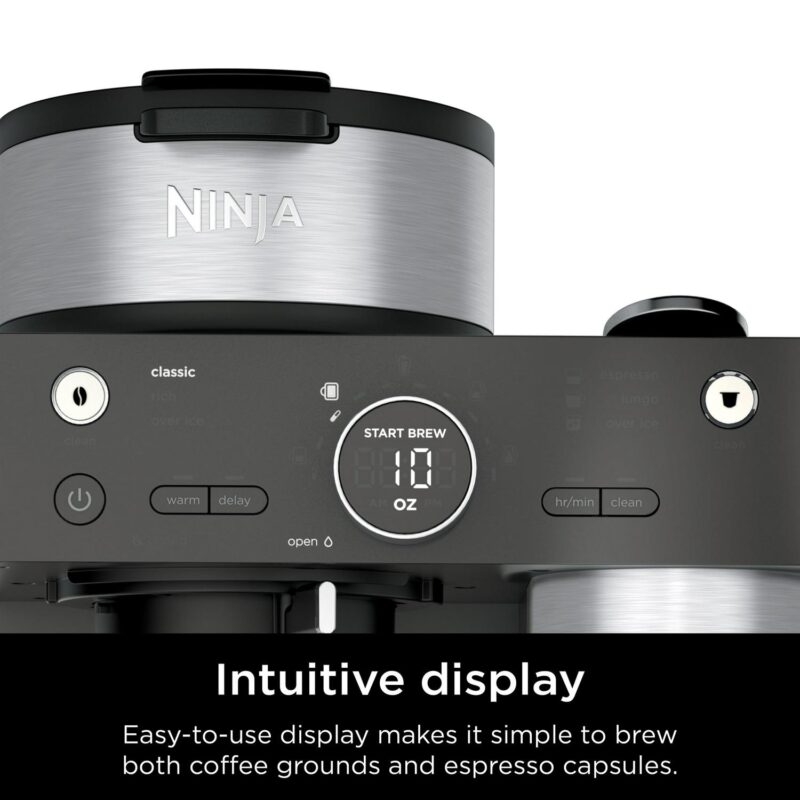 Ninja CFN601 Espresso and Coffee Barista System, Single-Serve Coffee and Nespresso Capsule Compatible - Image 11