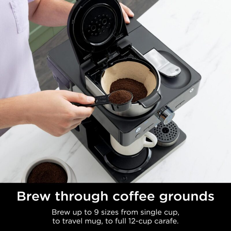 Ninja CFN601 Espresso and Coffee Barista System, Single-Serve Coffee and Nespresso Capsule Compatible - Image 12
