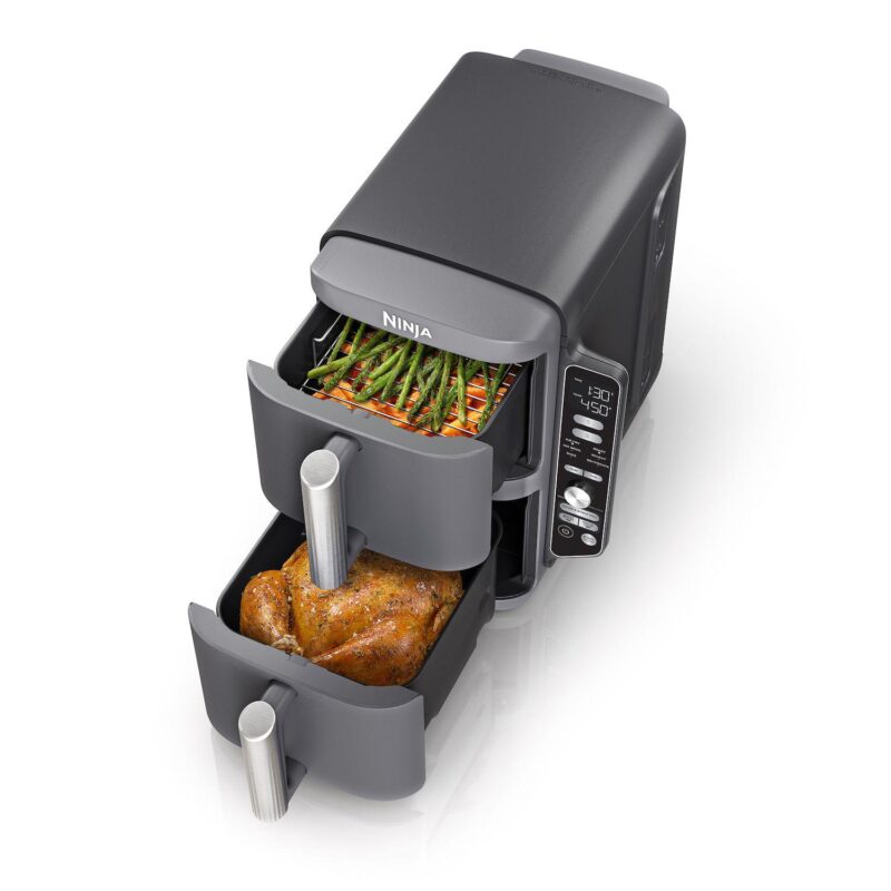 Ninja DoubleStack XL 10-qt. 6-in-1 Two-Basket Air Fryer SL401 - Image 2