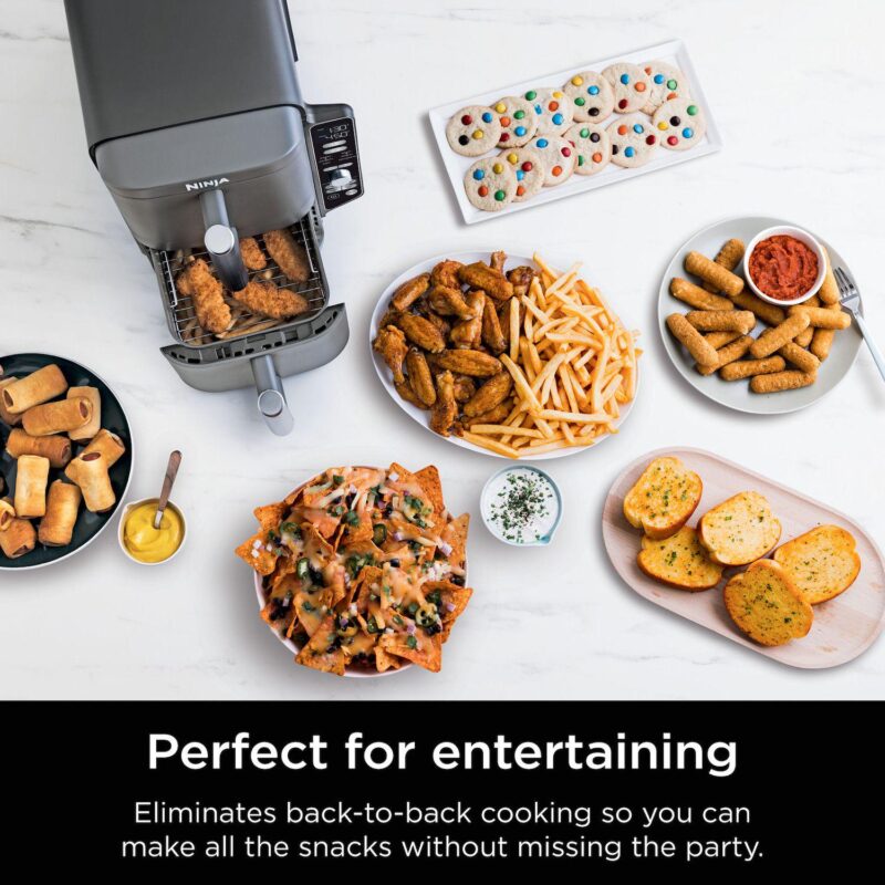 Ninja DoubleStack XL 10-qt. 6-in-1 Two-Basket Air Fryer SL401 - Image 4