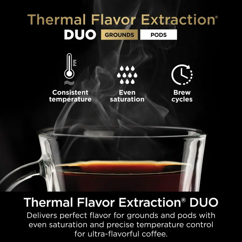 Ninja DualBrew Hot and Iced Coffee Maker, Single-Serve, compatible with K-Cups and 12-Cup Drip Coffee Maker, CFP101 - Image 8