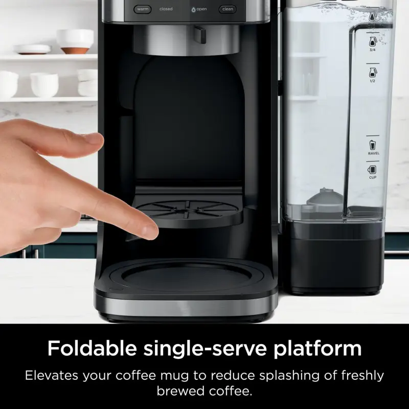 Ninja DualBrew Hot and Iced Coffee Maker, Single-Serve, compatible with K-Cups and 12-Cup Drip Coffee Maker, CFP101 - Image 7