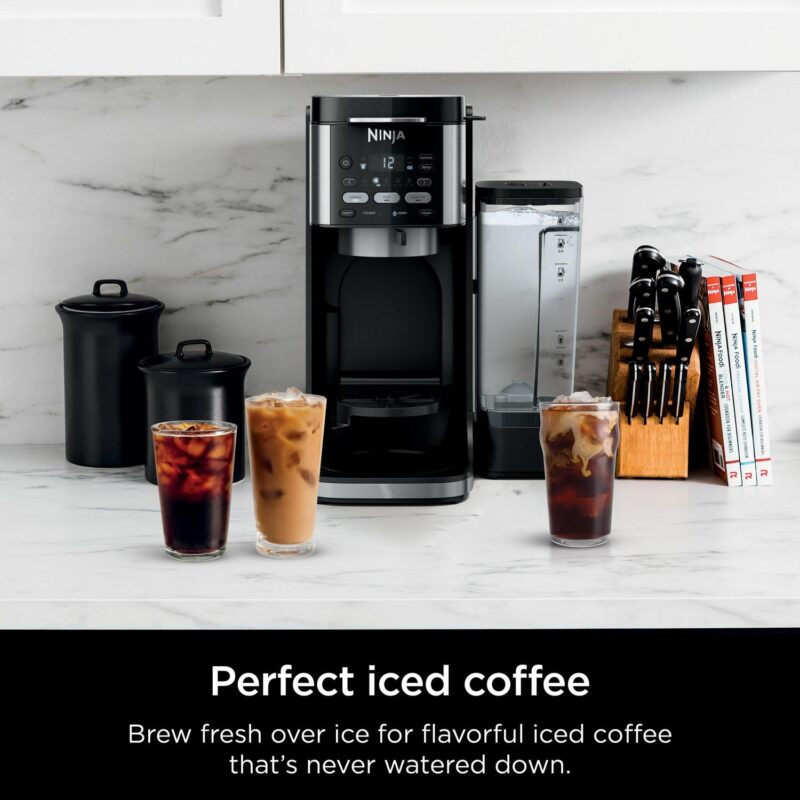 Ninja DualBrew Hot and Iced Coffee Maker, Single-Serve, compatible with K-Cups and 12-Cup Drip Coffee Maker, CFP101 - Image 4